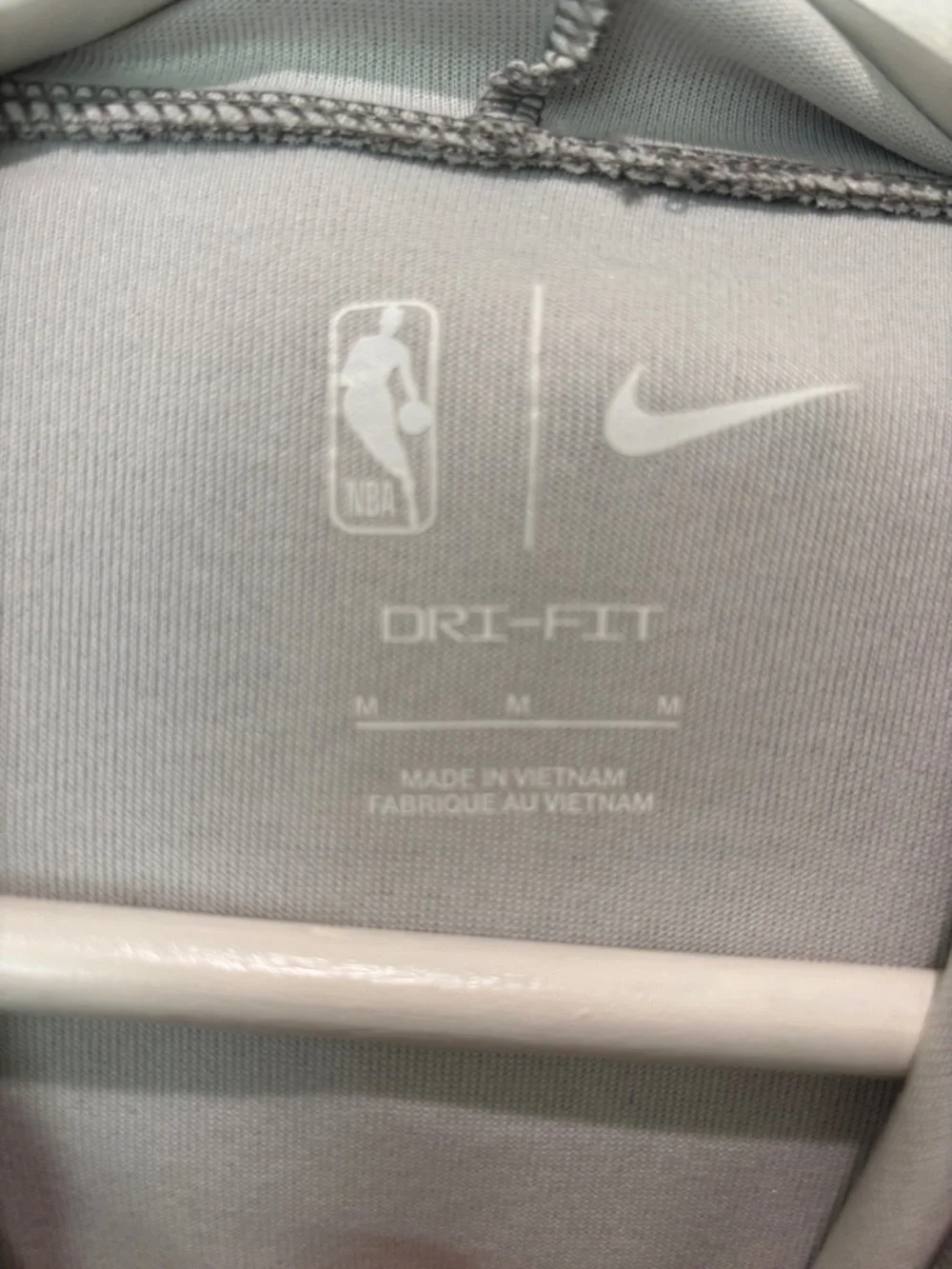 NEW Nike Gray Brooklyn Nets Basketball Pullover Hoodie Size Medium